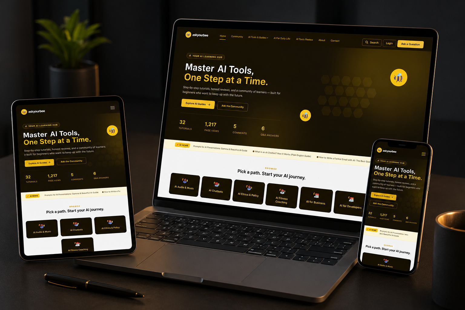 AskYourBee Web App